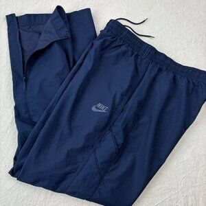 Nike Sportswear Pants Navy Blue Windbreaker Y2K Swoosh Mens Large